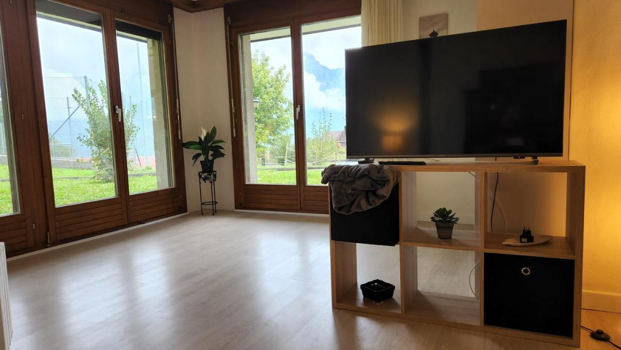 Schoene Ferienwohnung In Traumlage Fewo Solohike Seelisberg Exteriör bild